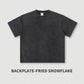 270G Heavyweight 100% Cotton Fashion Brand Hip Hop Slogan Printed Oversize Heavy Loose Short-sleeved T-shirt for Men