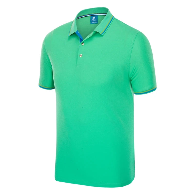 High Quality Unisex  Polo Tshirt Plain Blank Men Polo Shirts Custom Logo Short Sleeve Solid Men'S Polo T Shirt