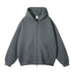Men Hoodie Double-ended Zipper Pullover High Quality Blank Zip up Hoodies Fleece Cotton 350g Mens Hooded Jacket