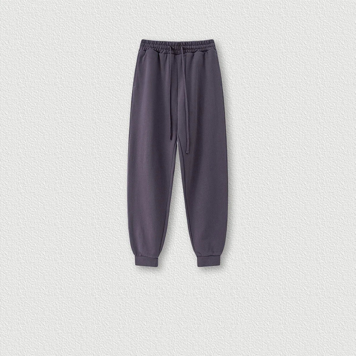 440G High Quality Heavyweight Custom Logo Basic Solid Color Heavy Trendy Casual Sweatshirt Suit Sports Pants Hoodie