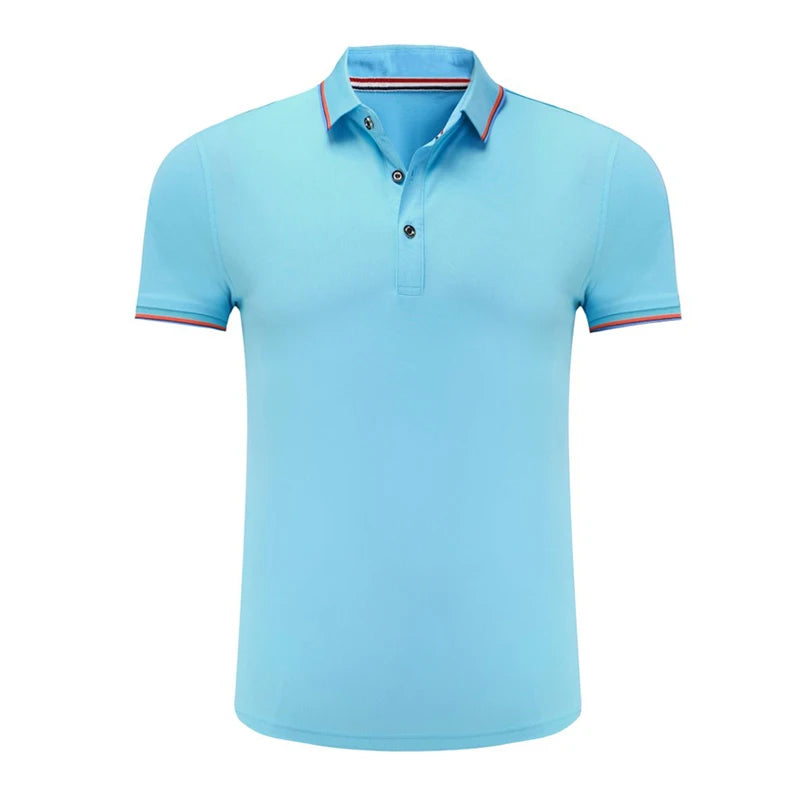 Men's Blank for Shirts Hot Selling Custom Logo Solid Color Uniform Golf for Shirt Knitted Breathable Formal Short Sleeve Polo Shirts