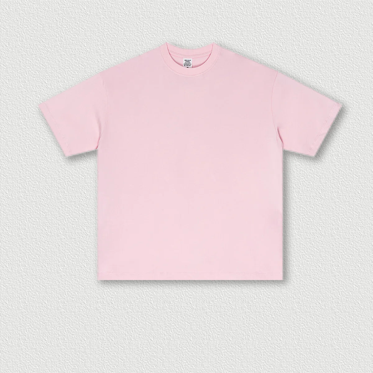 180 Gram Custom Logo American Low-shrinkage High-quality Fashion Brand Shoulder Drop Color Short-sleeved T-shirt for Men