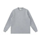 OEM/ODM Custom LOGO High Quality Blank Loose Bottom Casual T-shirt Versatile Streetwear Long Sleeve 260g Over-sized Sweater