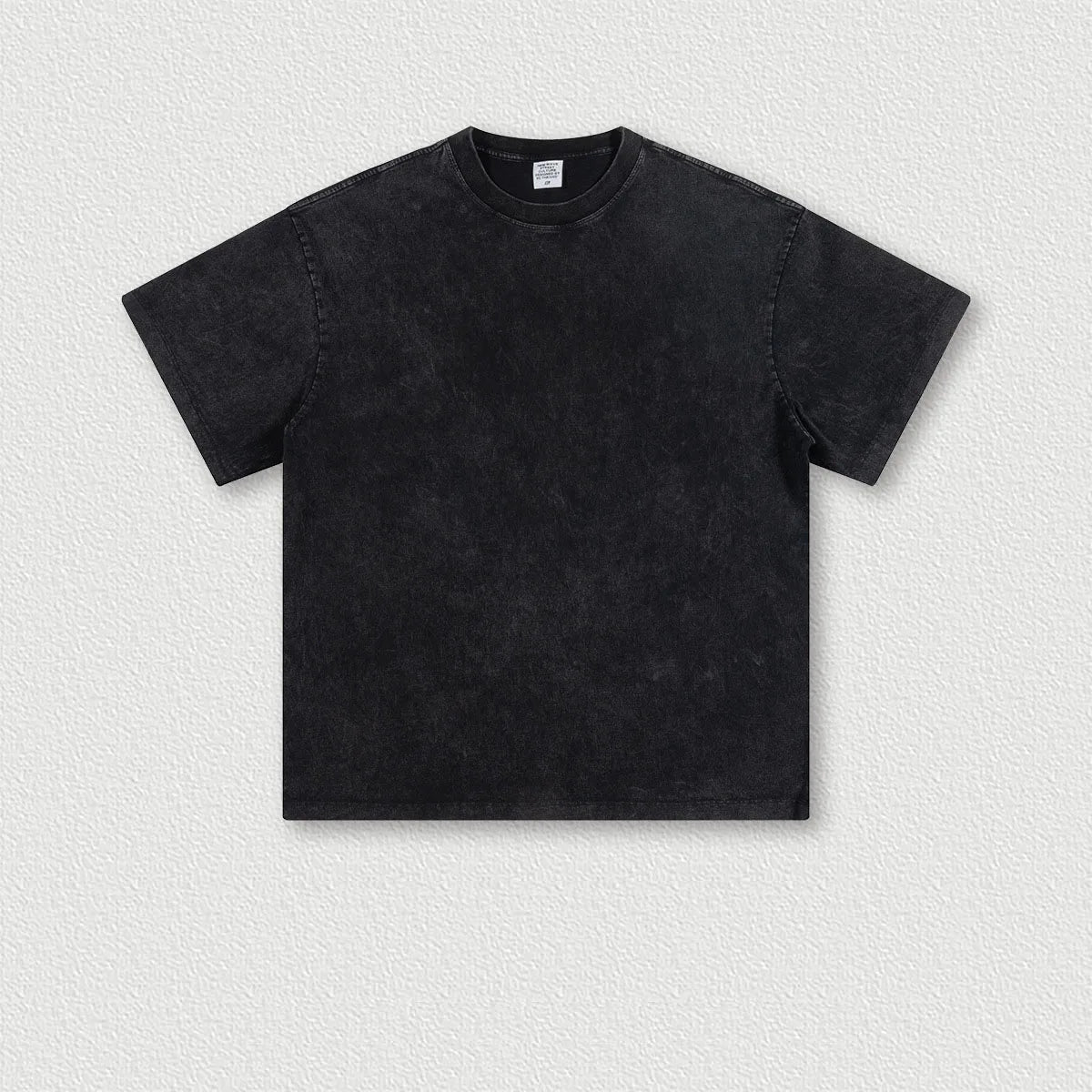 260G Custom Logo Heavyweight 100% Cotton Washing T-shirt Retro Trendy Brand Teenager Loose Blanks T-shirt for Men
