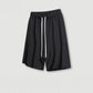 410G 100% Cotton Custom Logo Fashion Brand Retro High Street Loose Edge Shorts Summer Casual  Men's Sports Washed Shorts