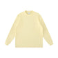 OEM/ODM Custom LOGO High Quality Blank Loose Bottom Casual T-shirt Versatile Streetwear Long Sleeve 260g Over-sized Sweater