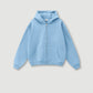 345G Custom Logo Autumn Trendy Loose Solid Color Zipper Hooded Sweatshirt Casual Pants Set Men's Hoodie Sets