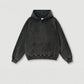 410G 450G 100% Cotton Heavyweight Autumn Striped Retro Sports Fashion Brand Washed Sweatshirt Suit Sports Hoodie Suit