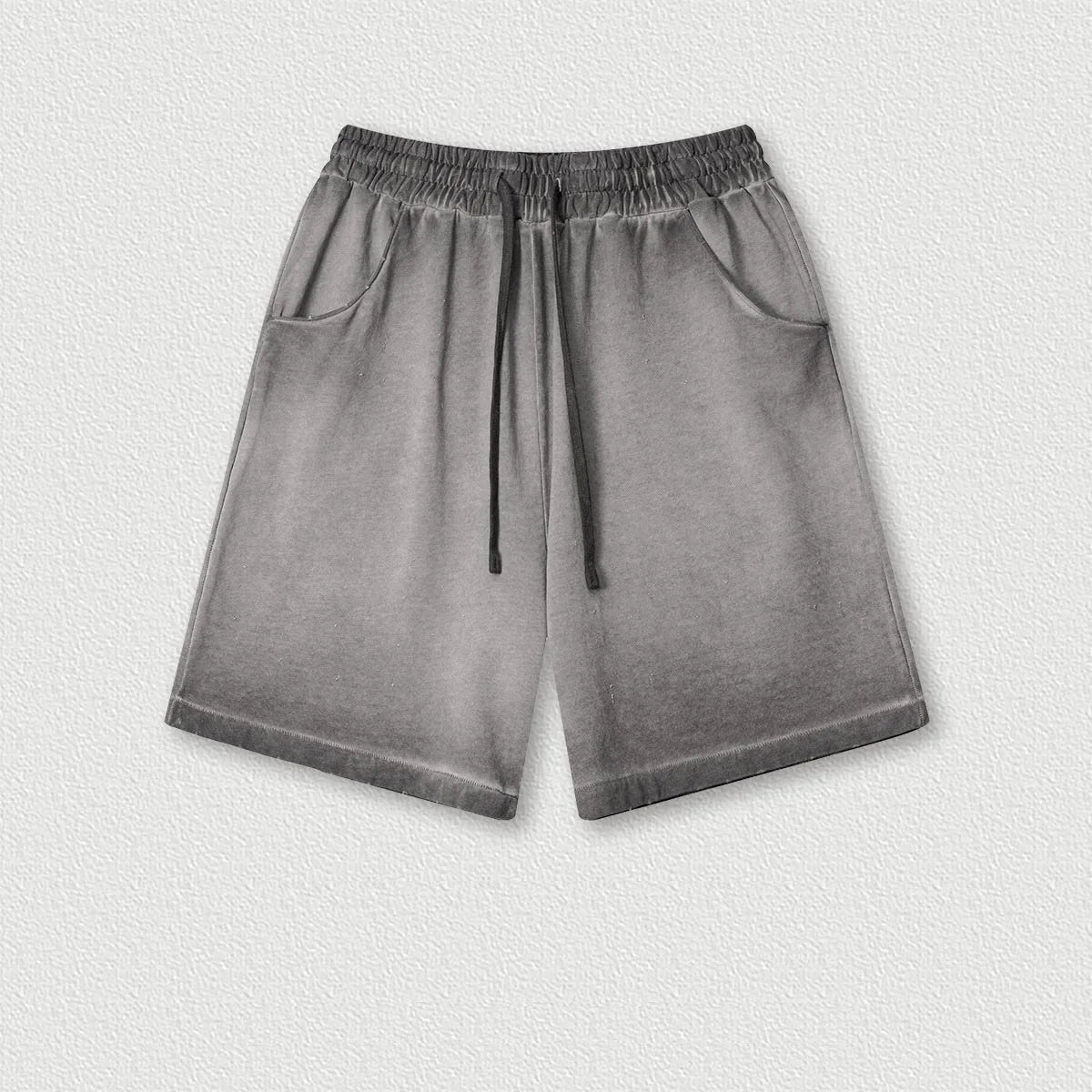 310G Custom Summer American High Street Washed Casual Shorts Trendy Brand Loose Sports Pants Men's Trendy Man's Shorts