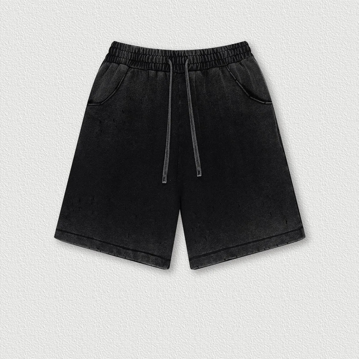 310G Custom Summer American High Street Washed Casual Shorts Trendy Brand Loose Sports Pants Men's Trendy Man's Shorts