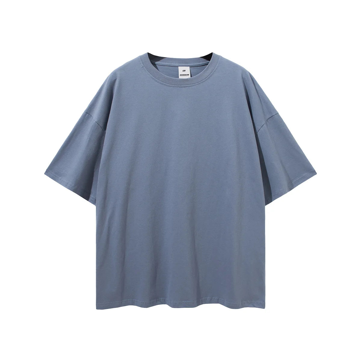 New Style Old Vintage 100% Cotton Quick Dry Anti-Wrinkle Eco-Friendly Loose Street Short-sleevedMen Fashion Brand T-Shirt
