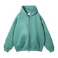 Men Hoodie Double-ended Zipper Pullover High Quality Blank Zip up Hoodies Fleece Cotton 350g Mens Hooded Jacket