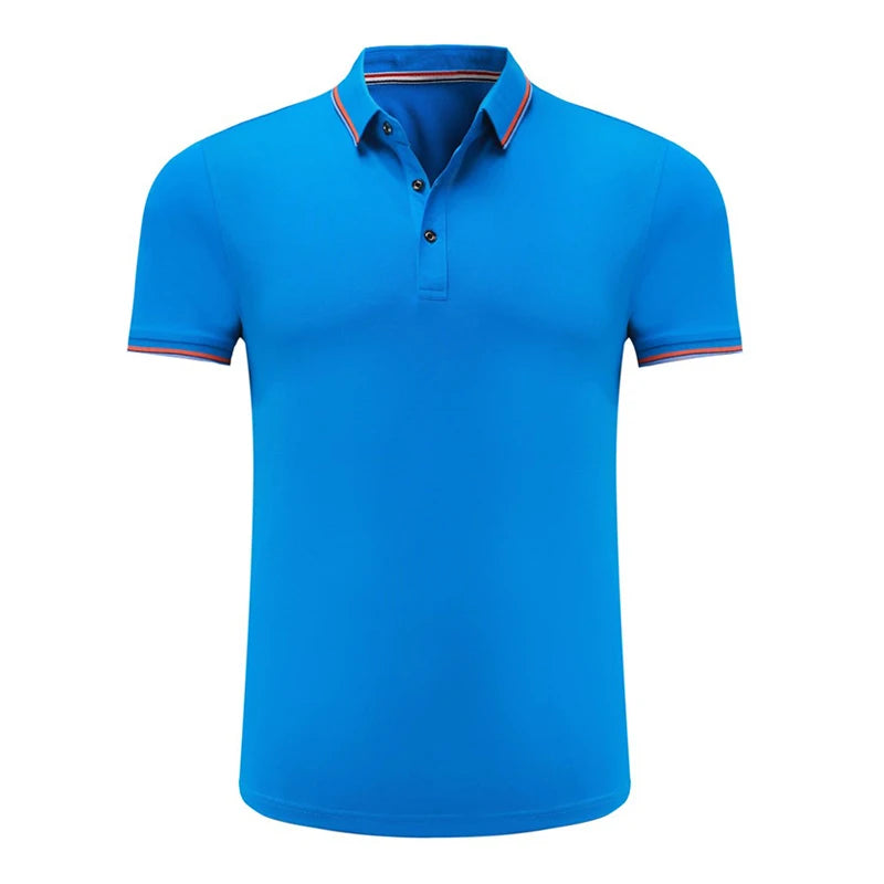 Men's Blank for Shirts Hot Selling Custom Logo Solid Color Uniform Golf for Shirt Knitted Breathable Formal Short Sleeve Polo Shirts
