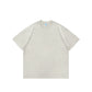 425 Grams 100% Cotton 2025 Spring Summer Collection Heavy Weight Short Sleeve Loose T-Shirt 100% Knitted Oversized Street Long