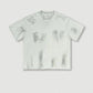 310G 100% Cotton Custom Logo Mud Dyed Retro Old Short-sleeved Series Loose School Laziness Loose T-shirt for Men