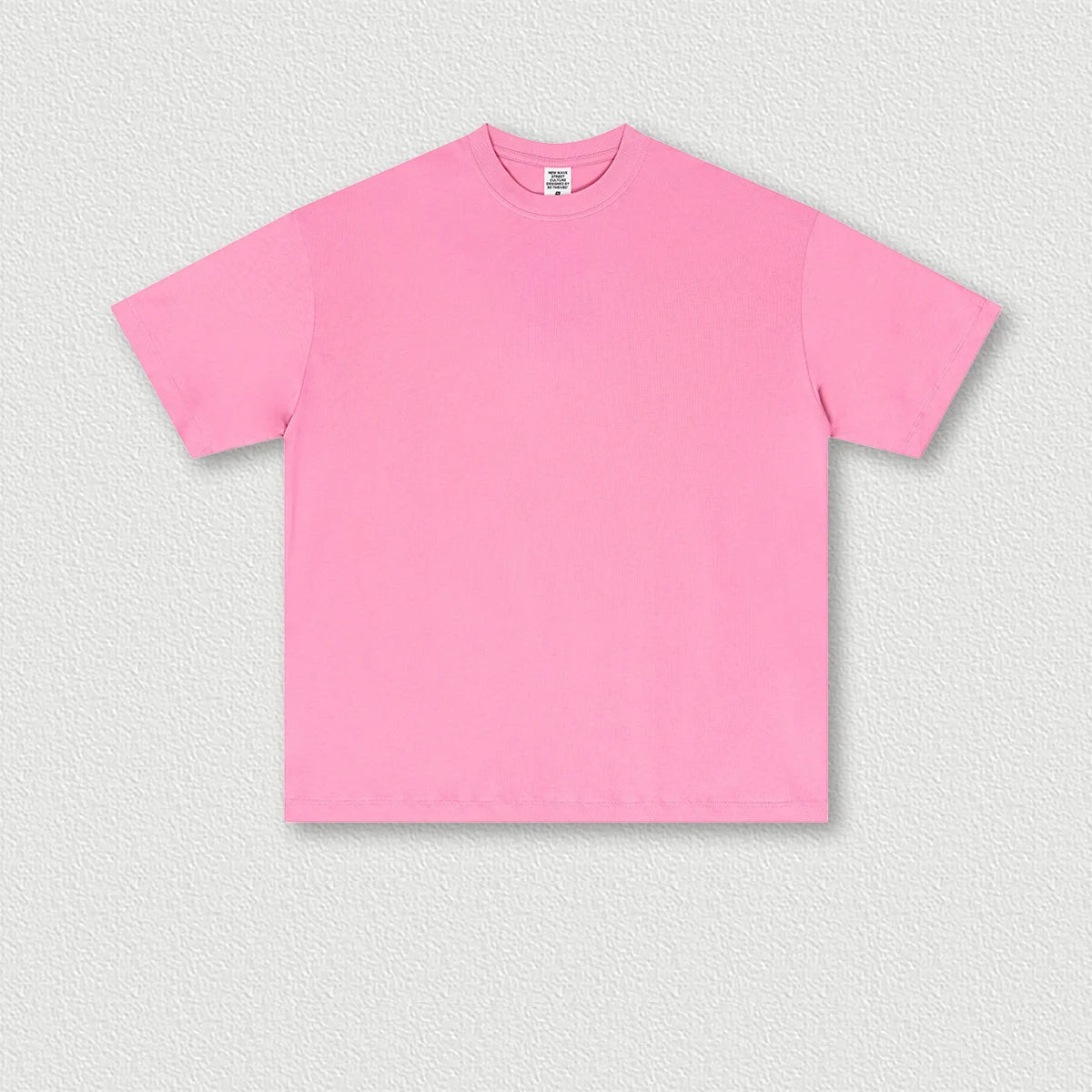 180 Gram Custom Logo American Low-shrinkage High-quality Fashion Brand Shoulder Drop Color Short-sleeved T-shirt for Men
