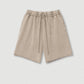 330G 100% Cotton Custom Summer Retro Street Trend Neutral Style Casual Five-point Pants Washing Loose Curly Shorts Men