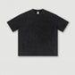 285G 330G 100% Cotton Custom Logo American Trendy Brand Short Sleeve Shorts Suit T-shirt Washed Two-piece Set