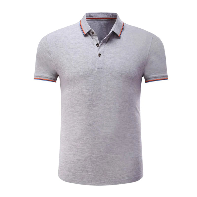Men's Blank for Shirts Hot Selling Custom Logo Solid Color Uniform Golf for Shirt Knitted Breathable Formal Short Sleeve Polo Shirts