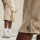 350 Grams 100% Cotton Custom Logo Heavy Weight Retro Wash-slit American Trendy Brand Men's Five-point Pants Men's Shorts