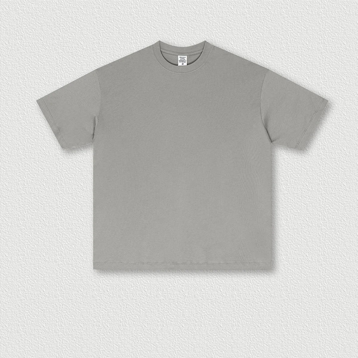 180 Gram Custom Logo American Low-shrinkage High-quality Fashion Brand Shoulder Drop Color Short-sleeved T-shirt for Men