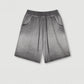 275G 310G Cotton Vintage Washed Anti-bottom Fried Color Casual Short Sleeve Shorts Fashion Brand Men's Suit