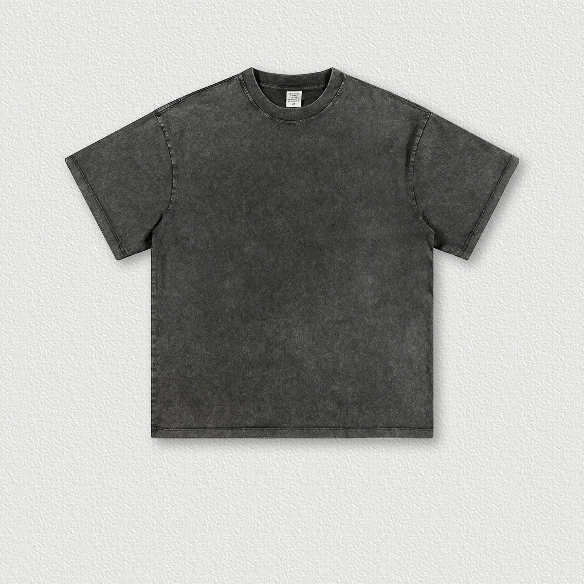 260G Custom Logo Heavyweight 100% Cotton Washing T-shirt Retro Trendy Brand Teenager Loose Blanks T-shirt for Men And Women