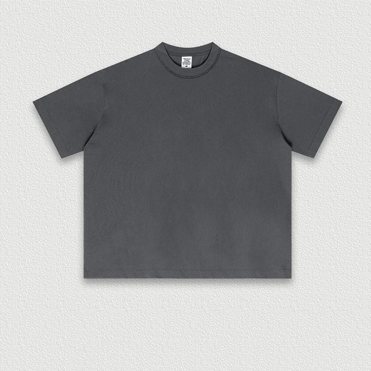 210 Grams Custom Logo Summer American Fashion Brand Cool Feeling Quick-drying Short-sleeved T-shirt for Men's Trendy