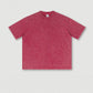285G 330G 100% Cotton Custom Logo American Trendy Brand Short Sleeve Shorts Suit T-shirt Washed Two-piece Set