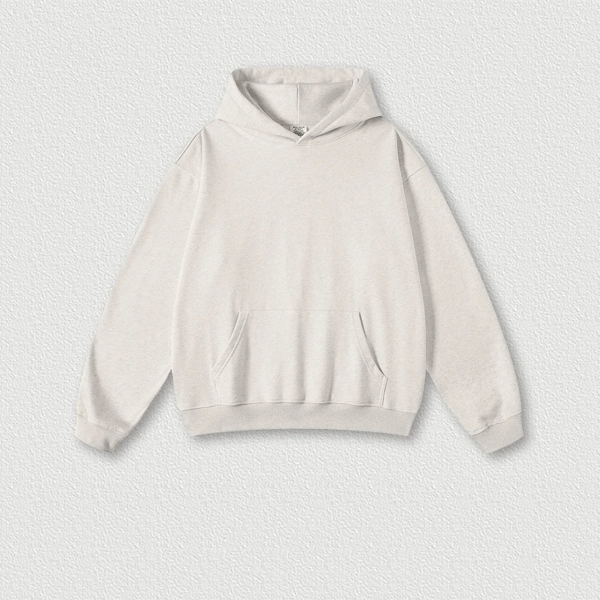 440G Cotton Polyester Custom Logo Heavy Sweatshirt Suit Earth-color Loose Hooded Fashion Sweatshirt Pullover Men's Sets