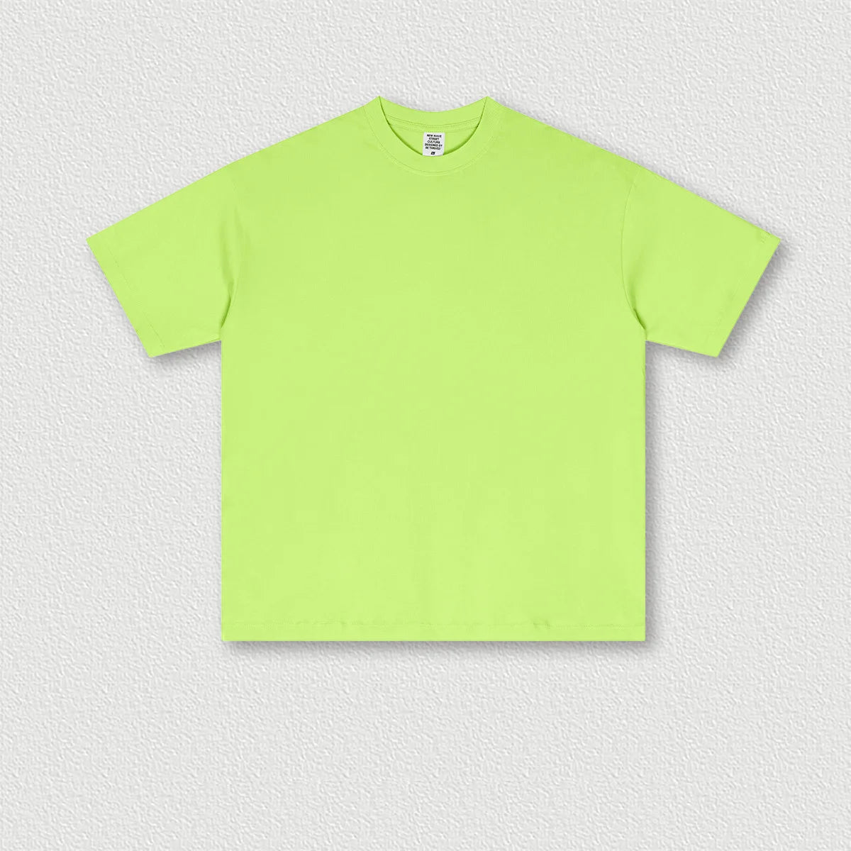 180 Gram Custom Logo American Low-shrinkage High-quality Fashion Brand Shoulder Drop Color Short-sleeved T-shirt for Men