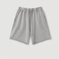 330G 100% Cotton Custom Summer Retro Street Trend Neutral Style Casual Five-point Pants Washing Loose Curly Shorts Men