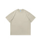 425 Grams 100% Cotton 2025 Spring Summer Collection Heavy Weight Short Sleeve Loose T-Shirt 100% Knitted Oversized Street Long
