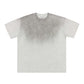 American Retro Neckline Worn Short Sleeve 250G Cotton Wash Water Old Round Neck T-shirt Men's Loose Joker T-shirt