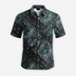 Custom Logo Design Sublimation Print Men's Hawaiian Print Shirt Sleeve Casual Button-Up Tropical Summer Beach Shirt Anti-Pilling