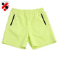 Wholesale Men's French Terry Solid Color Drawstring Breathable Custom Street Wear Side Pocket Mid Waist Print Shorts