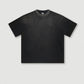 300G 100% Cotton Custom Heavy Washed Old T-suit Gradient Spray Monkey Washed Cotton Short-sleeved T-shirt