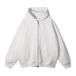 Men Hoodie Double-ended Zipper Pullover High Quality Blank Zip up Hoodies Fleece Cotton 350g Mens Hooded Jacket