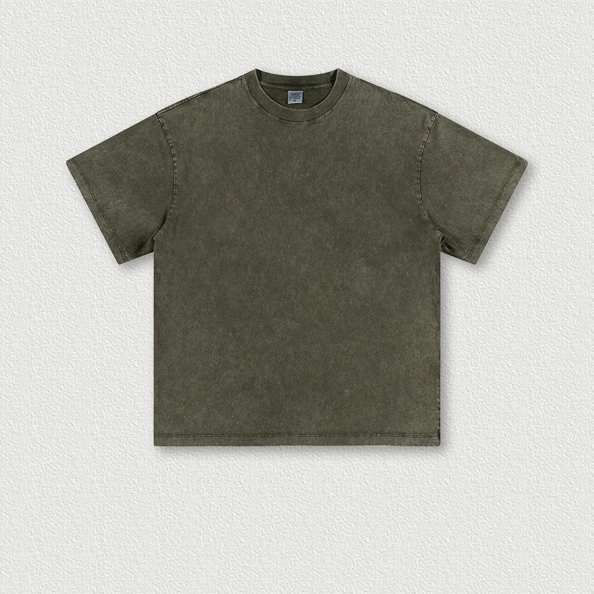 260G Custom Logo Heavyweight 100% Cotton Washing T-shirt Retro Trendy Brand Teenager Loose Blanks T-shirt for Men And Women