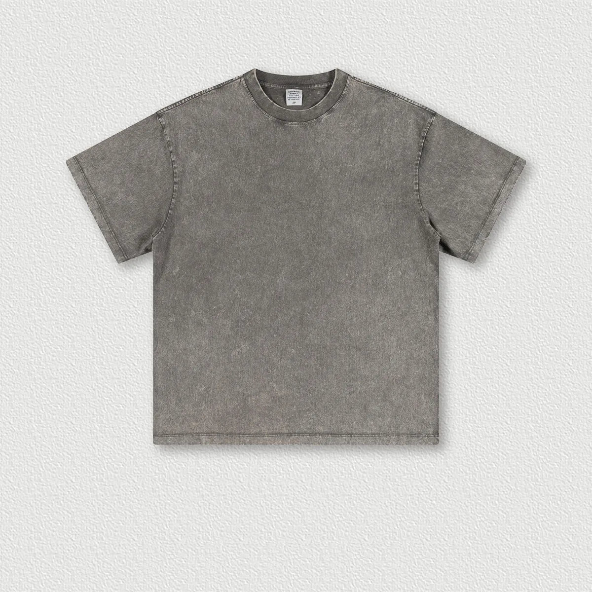 260G Custom Logo Heavyweight 100% Cotton Washing T-shirt Retro Trendy Brand Teenager Loose Blanks T-shirt for Men