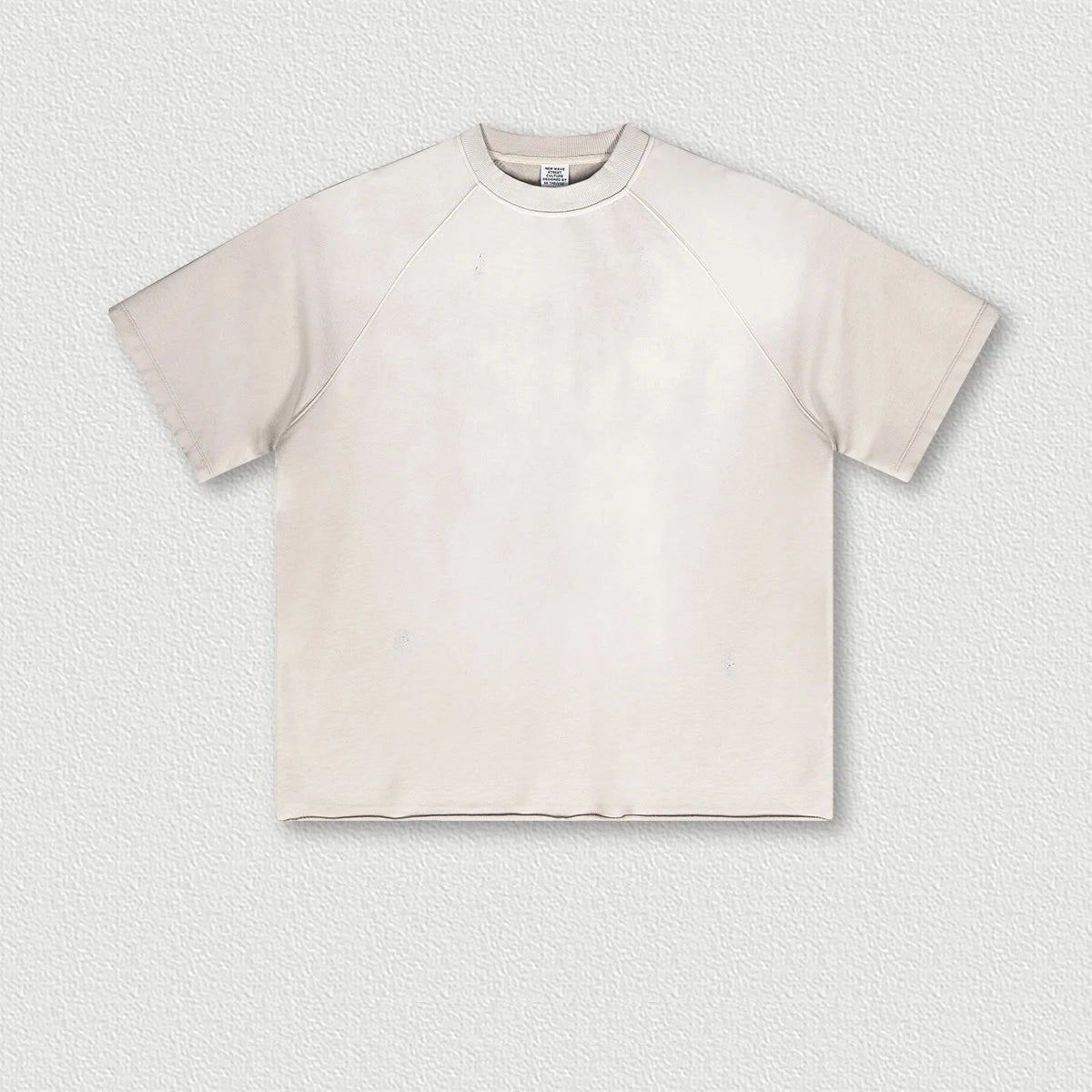 300G 100% Cotton Custom Heavy Washed Old T-suit Gradient Spray Monkey Washed Cotton Short-sleeved T-shirt