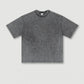285 Grams Custom Logo Summer American Heavy Weight Batik Short Sleeve Loose Washed Retro Old Men's Fashion T-shirt