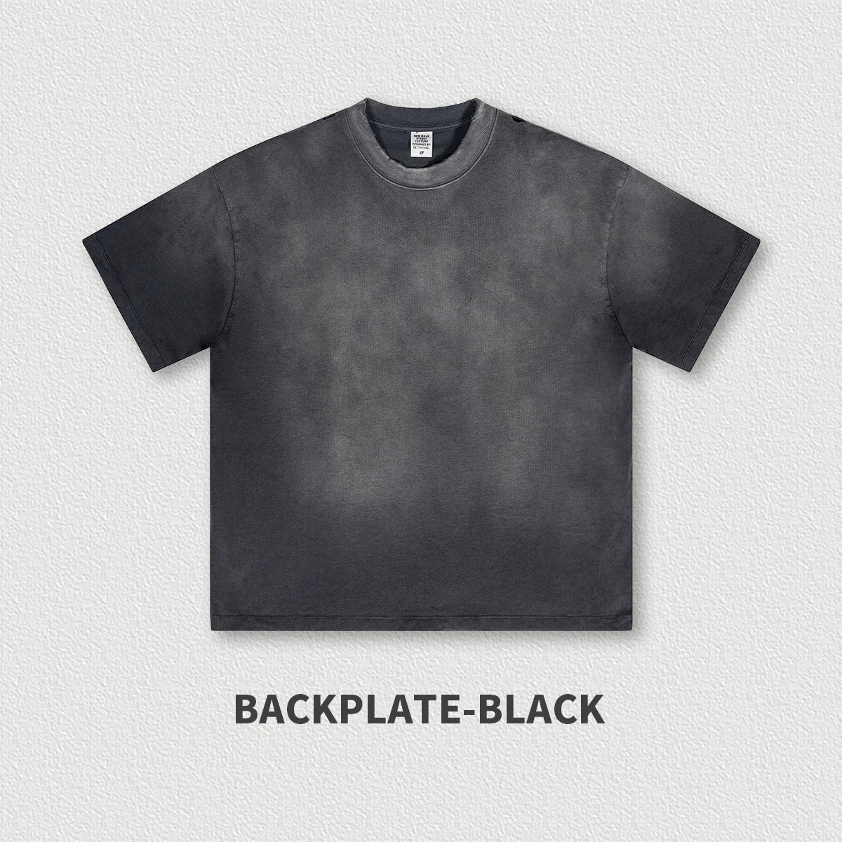 230G Heavyweight 100% Cotton Fashion Brand Tie-dye Washed Tshirt Street Style Letter Short-sleeved T-shirt