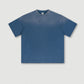 300G 100% Cotton Custom Heavy Washed Old T-suit Gradient Spray Monkey Washed Cotton Short-sleeved T-shirt
