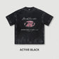 305G Heavyweight 100% Cotton High Street Retro Round Neck Short Sleeve T-shirt Men's T-shirt Loose Top T-shirt for Men