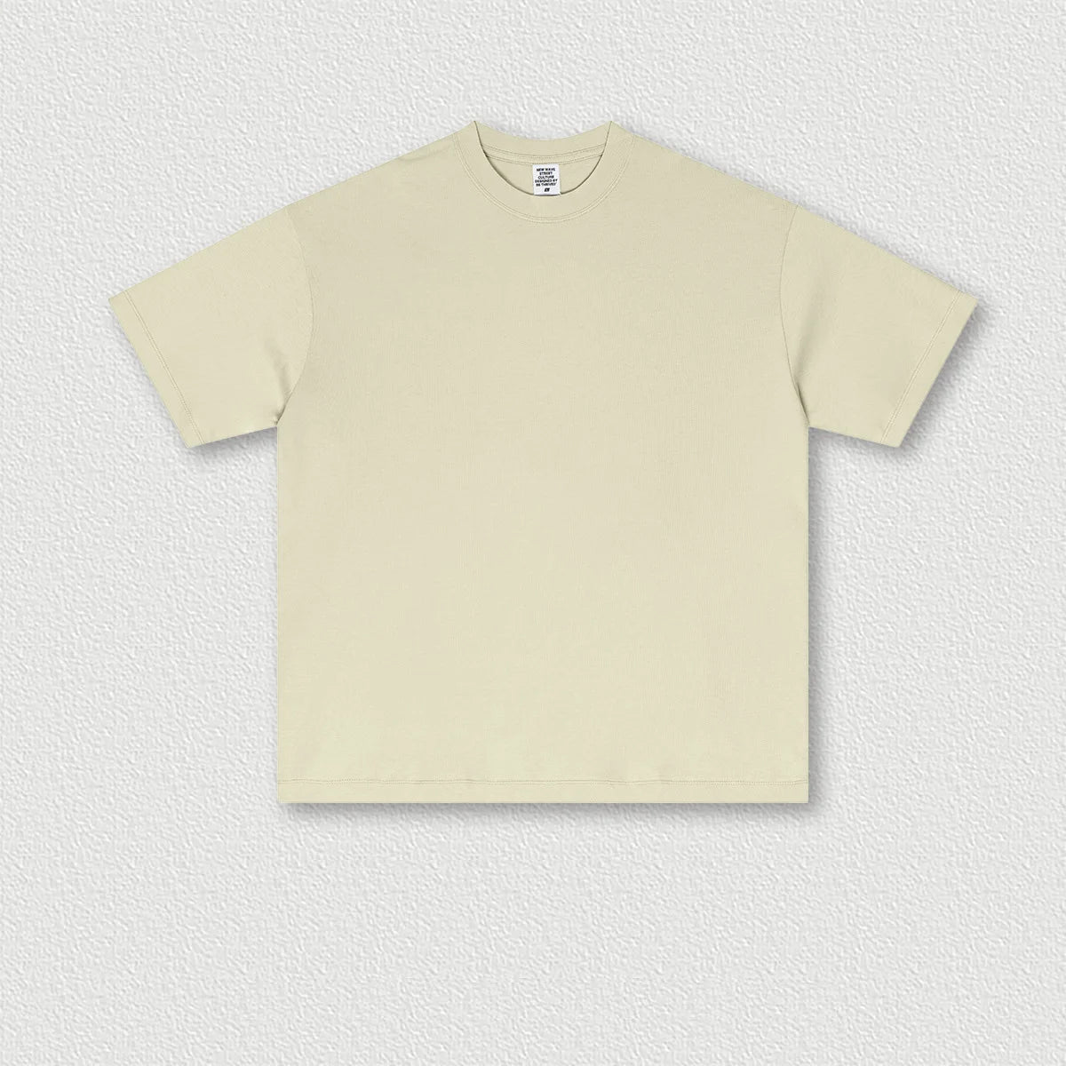 180 Gram Custom Logo American Low-shrinkage High-quality Fashion Brand Shoulder Drop Color Short-sleeved T-shirt for Men
