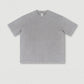 285G 330G 100% Cotton Custom Logo American Trendy Brand Short Sleeve Shorts Suit T-shirt Washed Two-piece Set