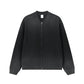 Autumn New Heavy 450G Fleece Solid Oversized Retro Washed Zipper up Hoodie Jacket Crewneck Hoodie Jacket Without Hood