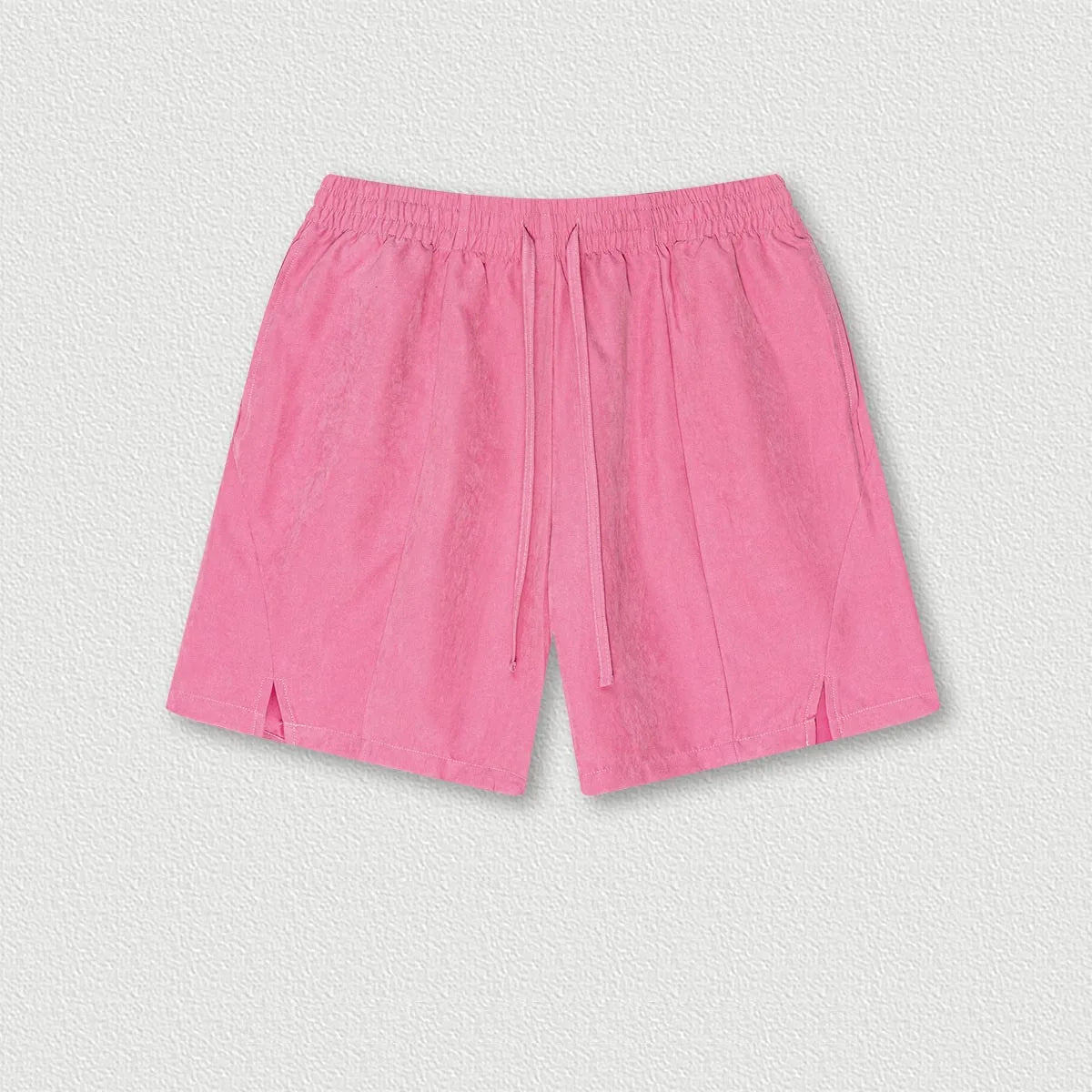 160 Grams Custom logo American Fashion Brand Satin Beach Fabric Pants Waterproof Quick-drying Casual Shorts for Men