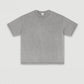 275 Grams 100% Cotton American Fashion Brand Heavyweight Reverse Collar WASHED Short-sleeved T-shirt Suit Men's Trendy